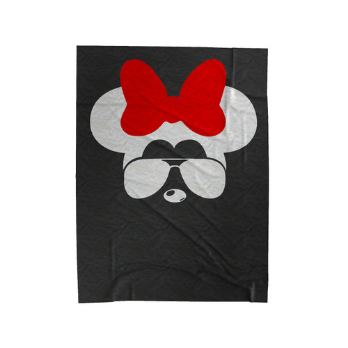 Minnie Sunglasses Velveteen Blanket