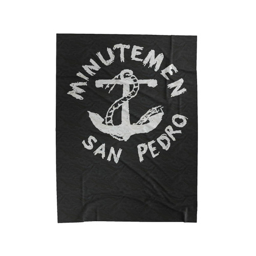 Minutemen Anchor Punk Rock Velveteen Blanket