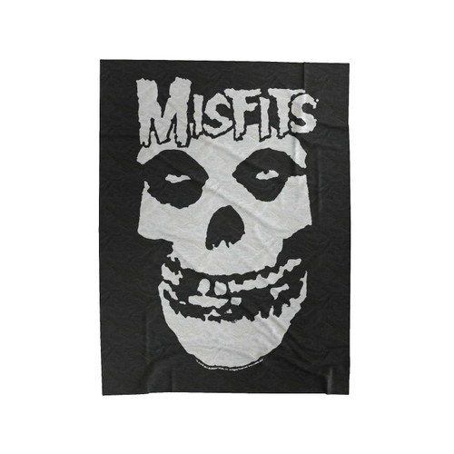 Misfits Distressed Skull Velveteen Blanket