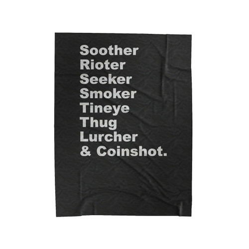 Mistborn Mistings Mistborn Trilogy Soother Rioter Seeker Smoker Velveteen Blanket