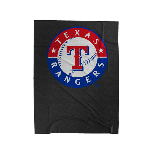 Mlb Texas Rangers Team Logo Velveteen Blanket