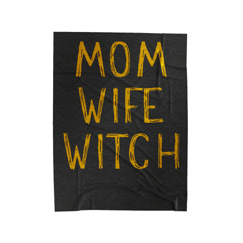 Mom Wife Witch Velveteen Blanket