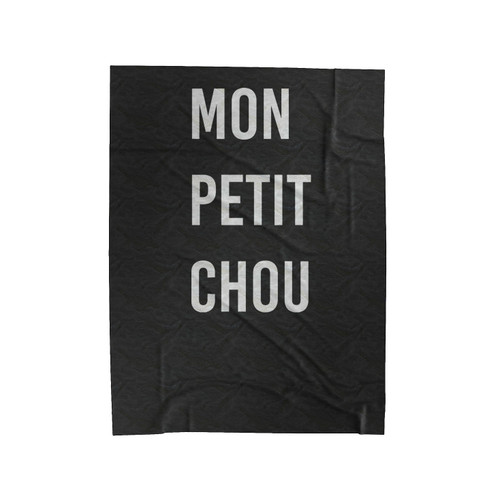 Mon Petit Chou French My Little Cabbage Velveteen Blanket
