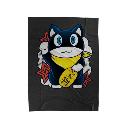 Moneki Neko Cat Velveteen Blanket