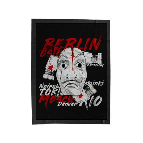 Money Heist Casa De Papel Velveteen Blanket