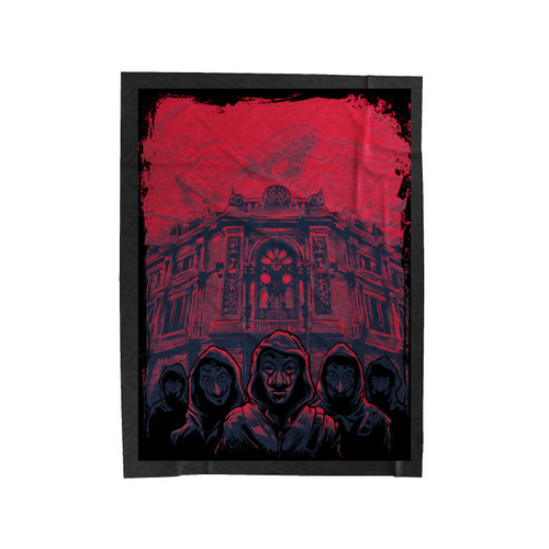 Money Heist El Gran Dia Velveteen Blanket
