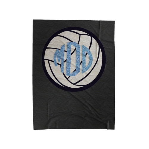 Monogram Volley Ball Velveteen Blanket