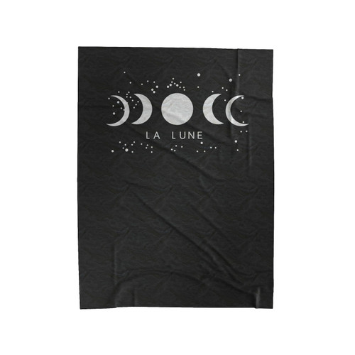 Moon Phases Hipster Modern La Lune Hipster Velveteen Blanket