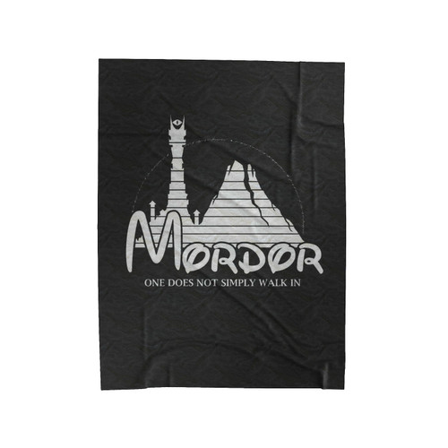 Mordor Castile Lord Of The Rings Velveteen Blanket