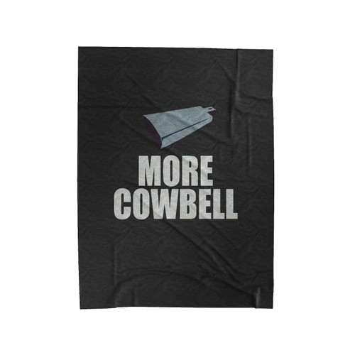 More Cowbell Velveteen Blanket