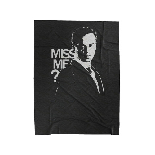 Moriarty Sherlock Miss Me Velveteen Blanket