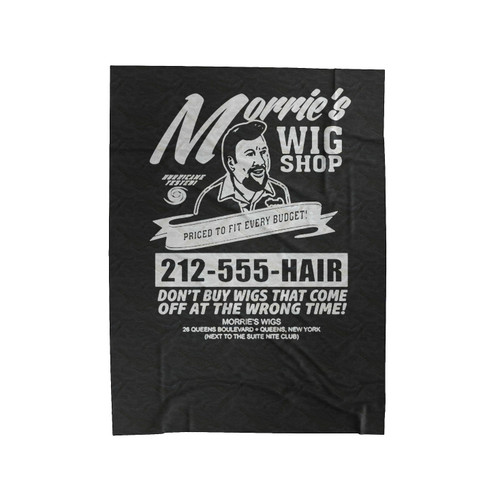 Morrie's Wig Shop Wigs Goodfellas Billy Batts Joe Pesci Tommy Devito The Gofather 2 Al Capone Vegas Chicago Mob Mafia Blu Ray Dvd Velveteen Blanket