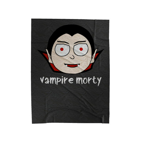 Morty Vampire Velveteen Blanket