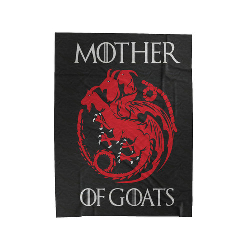 Mother Of Goats Velveteen Blanket