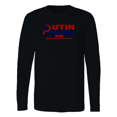 This classic fit trump putin 2020 parody long sleeve shirt is casually elegant and very comfortable. With fine quality print to make one stand out, it's a perfect fit for every occasion.