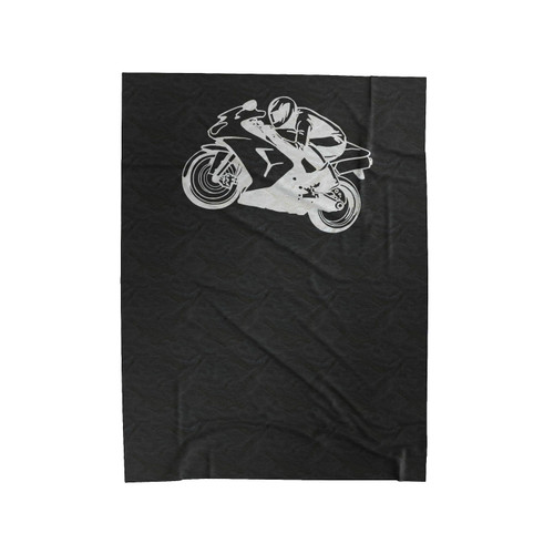 Motorcycle Gifts Motorcycle Dirtbike Velveteen Blanket