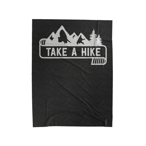 Mountain Take A Hike Camping Hiking 2 Velveteen Blanket
