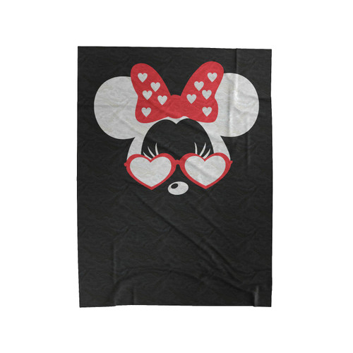 Mouse Minnie Disney Vacation Mouse Ears Family Vacation Velveteen Blanket