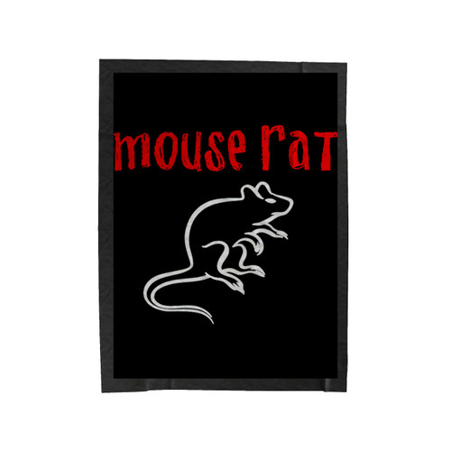 Mouse Rat Logo Velveteen Blanket
