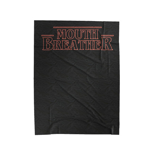 Mouth Breather Velveteen Blanket