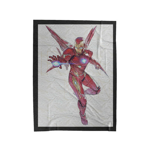 Movie Avengers Infinity War Iron Man Velveteen Blanket