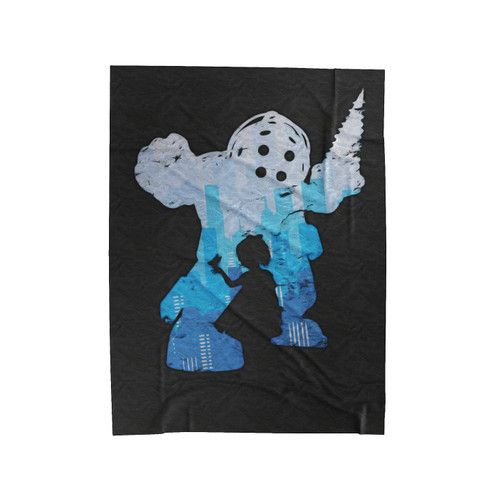 Mr Bubbles Bioshock 1 Velveteen Blanket