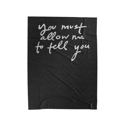 Mr Darcy Proposal Pride And Prejudice Jane Austen Quotes Velveteen Blanket