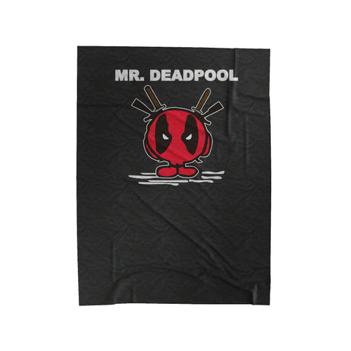 Mr Deadpool Inspired By Marvel Velveteen Blanket