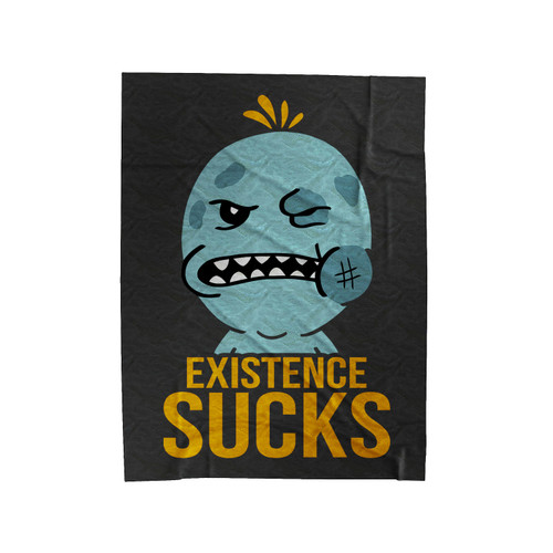 Mr Meeseeks Existence Sucks Rick & Morty Comedy Velveteen Blanket