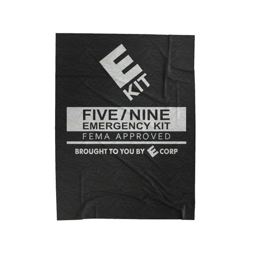 Mr. Robot Inspired E- Kit Velveteen Blanket