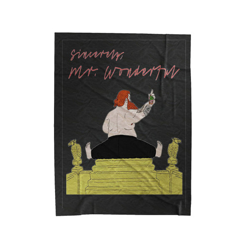Mr. Wonderful Velveteen Blanket