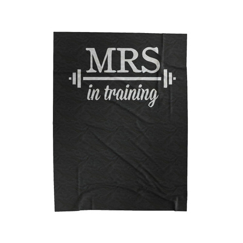 Mrs In Training Velveteen Blanket