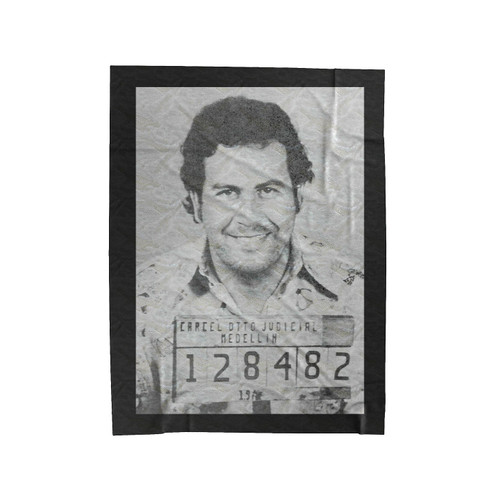 Mugshot Cocaine Pablo Escobar 1 Velveteen Blanket