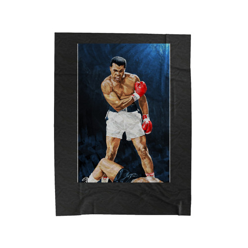 Muhammad Ali Cassius Clay 3 Velveteen Blanket