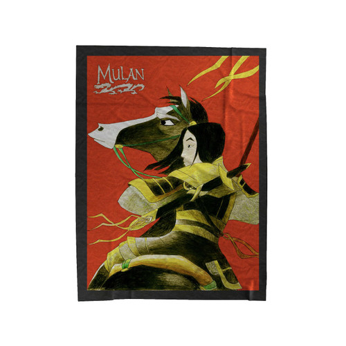 Mulan Action Movie Velveteen Blanket