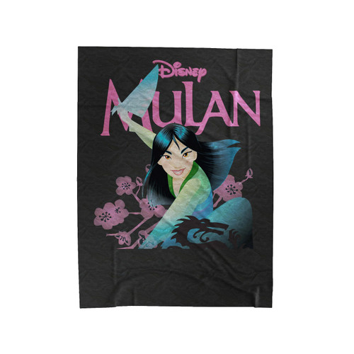 Mulan My Own Hero Velveteen Blanket