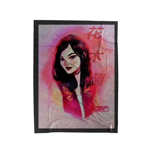 Mulan Painting Art Velveteen Blanket