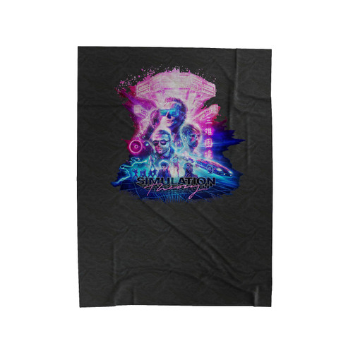 Muse Simulation Theory Album Velveteen Blanket