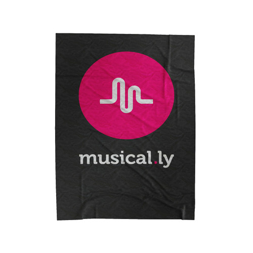 Musically Logo Hits Velveteen Blanket