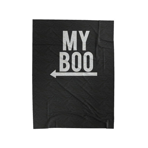 My Boo Couple Velveteen Blanket