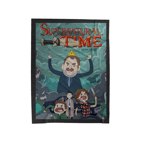 My Current Supernatural Time Velveteen Blanket