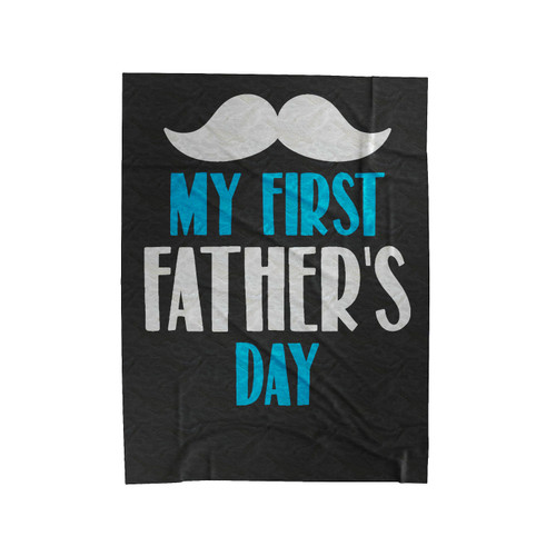 My First Father's Day Velveteen Blanket