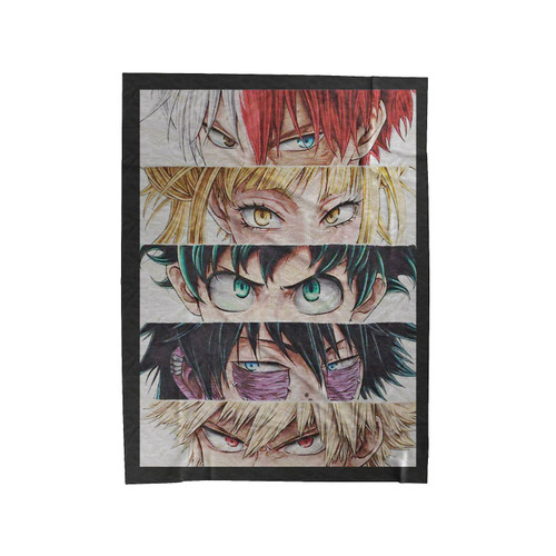 My Hero Academia Eyes Velveteen Blanket