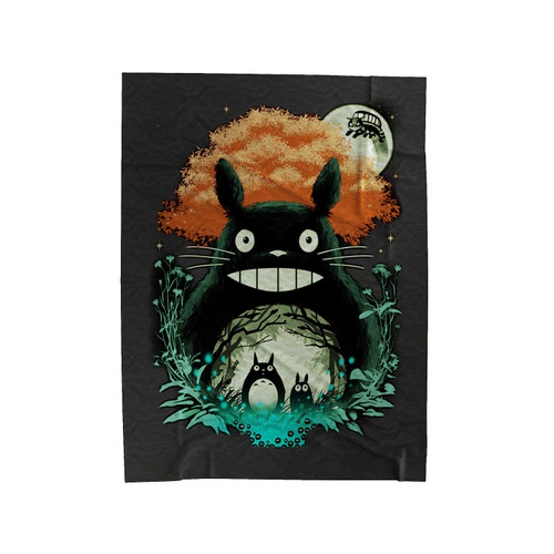 My Neighbour Totoro Woods Velveteen Blanket
