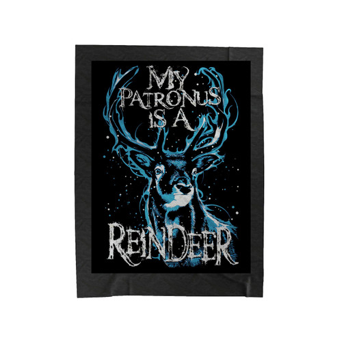 My Patronus Is A Reindeer Velveteen Blanket