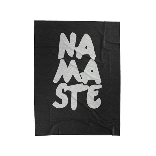 Namaste Hindi Velveteen Blanket