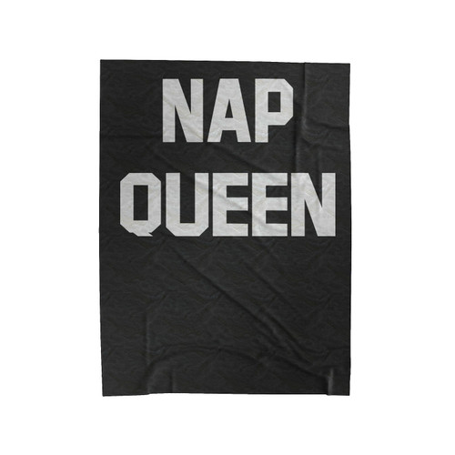 Nap Queen Funny Velveteen Blanket