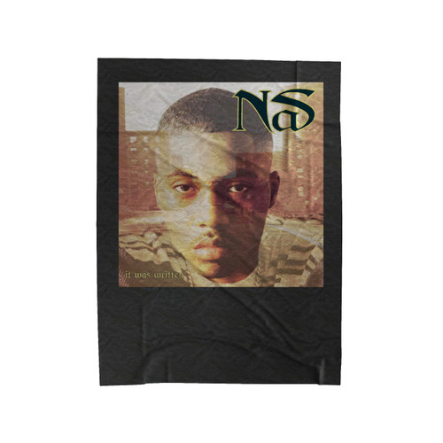 Nas It Was Written Album Cover Hip Hop Velveteen Blanket