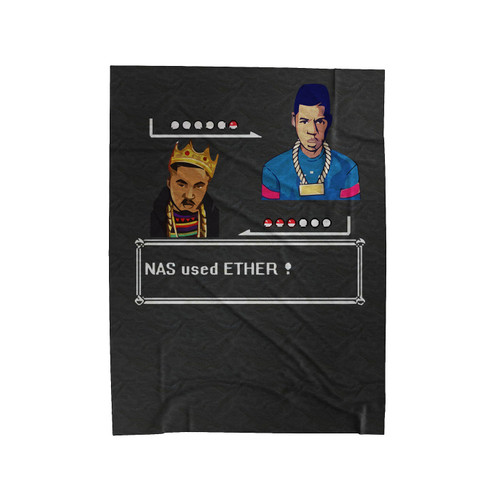 Nas Used Ether Velveteen Blanket