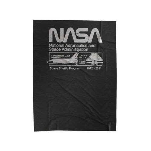 Nasa Boys Classic Space Shuttle Logo Velveteen Blanket